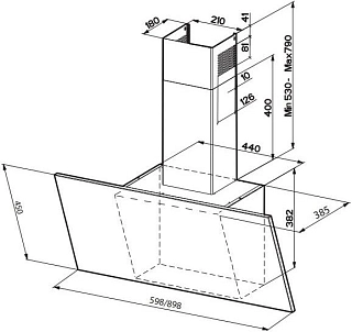 Вытяжка  Аско CD4634B фото 3 в Санкт-Петербурге
